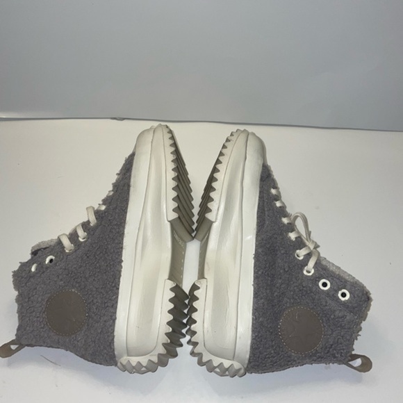 Converse Women's Gray Run Star Hike Sherpa Lined Sneaker size 8 - Picture 9 of 12